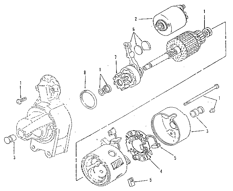 Starter components (191-1808-04 & 191-1808-05)