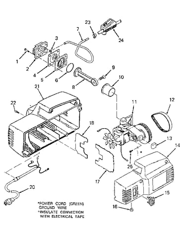 Air compressor diagram