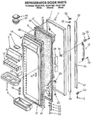 Refrigerator door