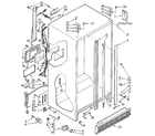 Kenmore 1069510780 cabinet diagram