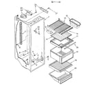 Kenmore 1069510780 refrigerator liner diagram