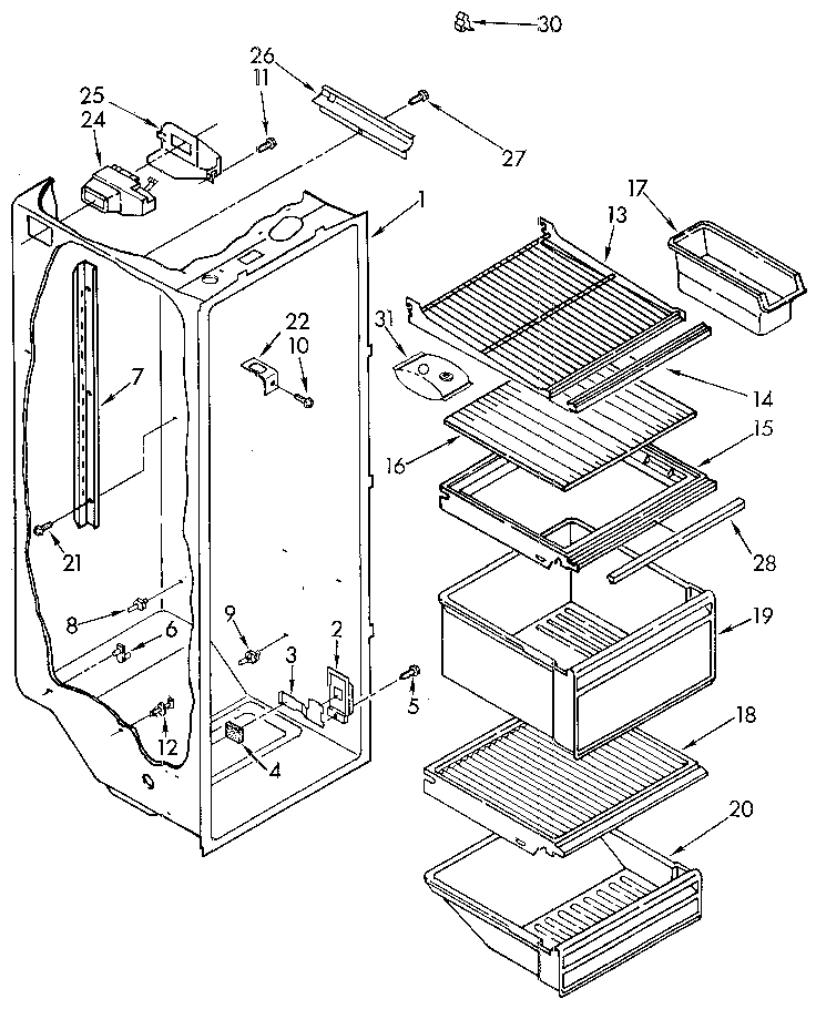 Refrigerator liner