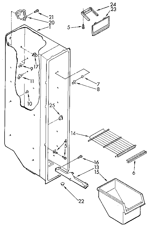Freezer liner