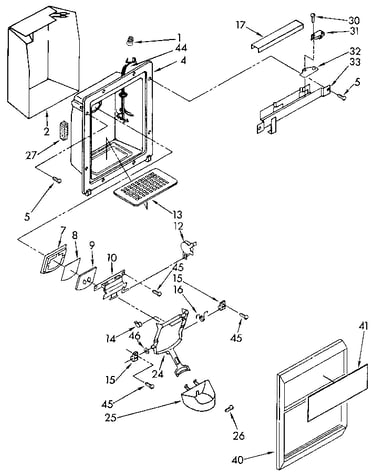 Dispenser front