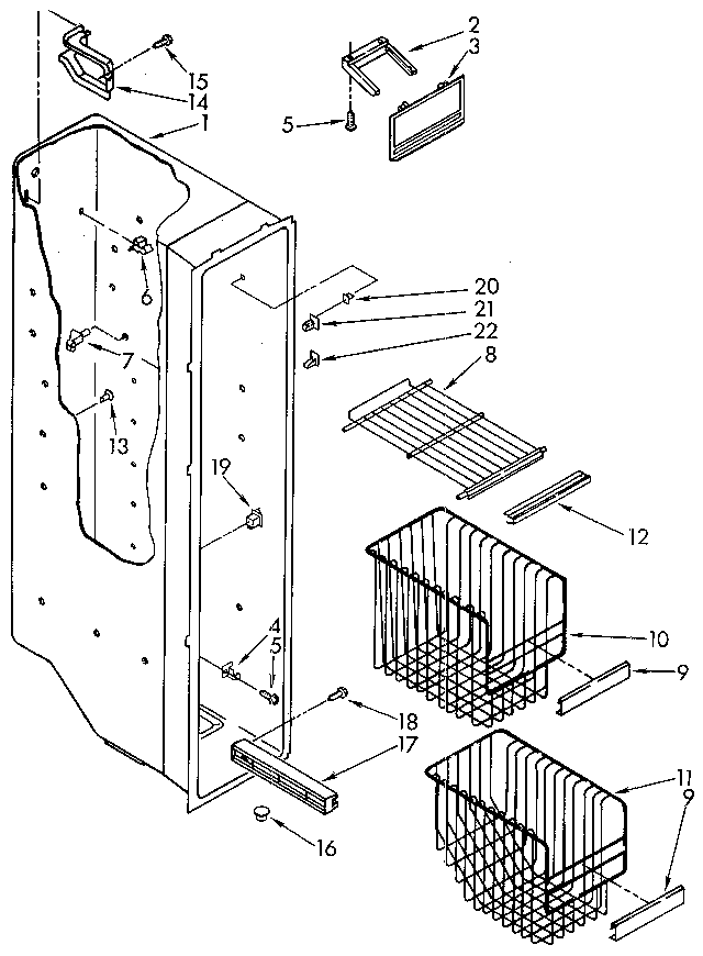 Freezer liner