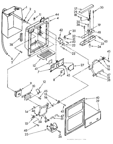 Dispenser front