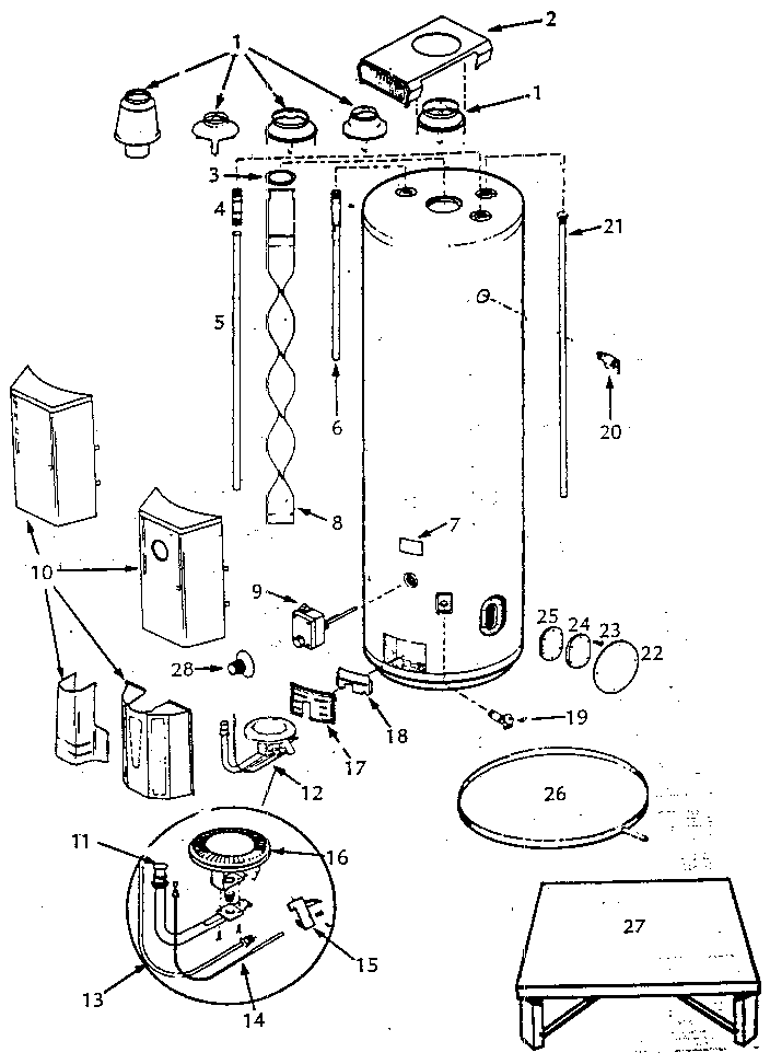 Round gas