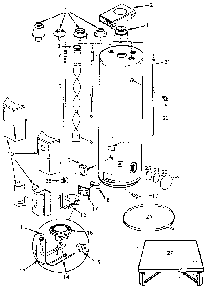 Round gas