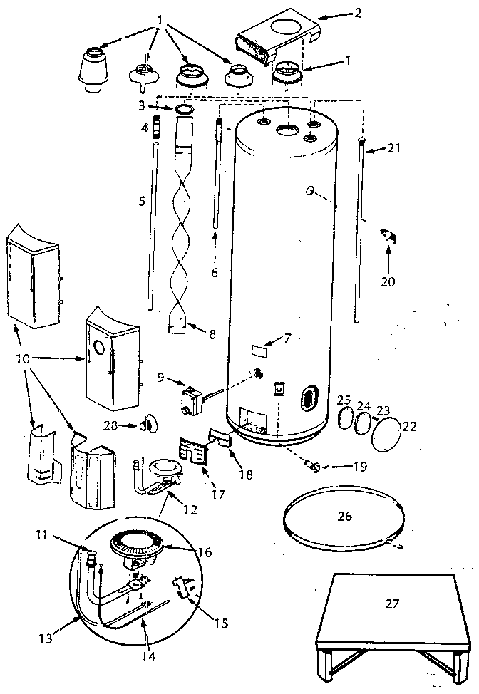 Round gas