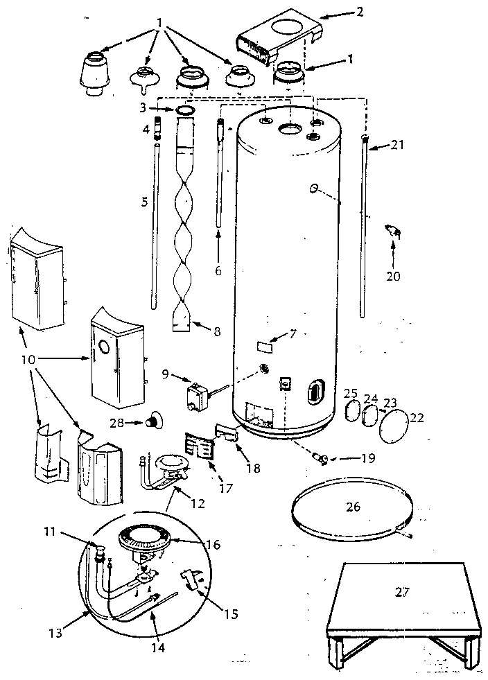 Round gas