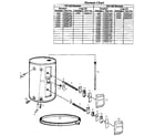 State Stove 5-40-20MS7 functional replacement parts diagram