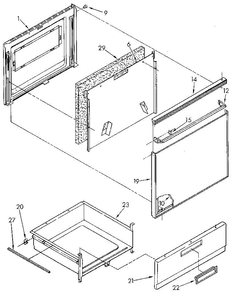Door and drawer