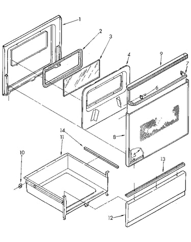 Door and drawer