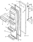 Refrigerator door