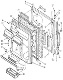 Refrigerator door