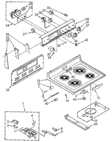 Cooktop and control