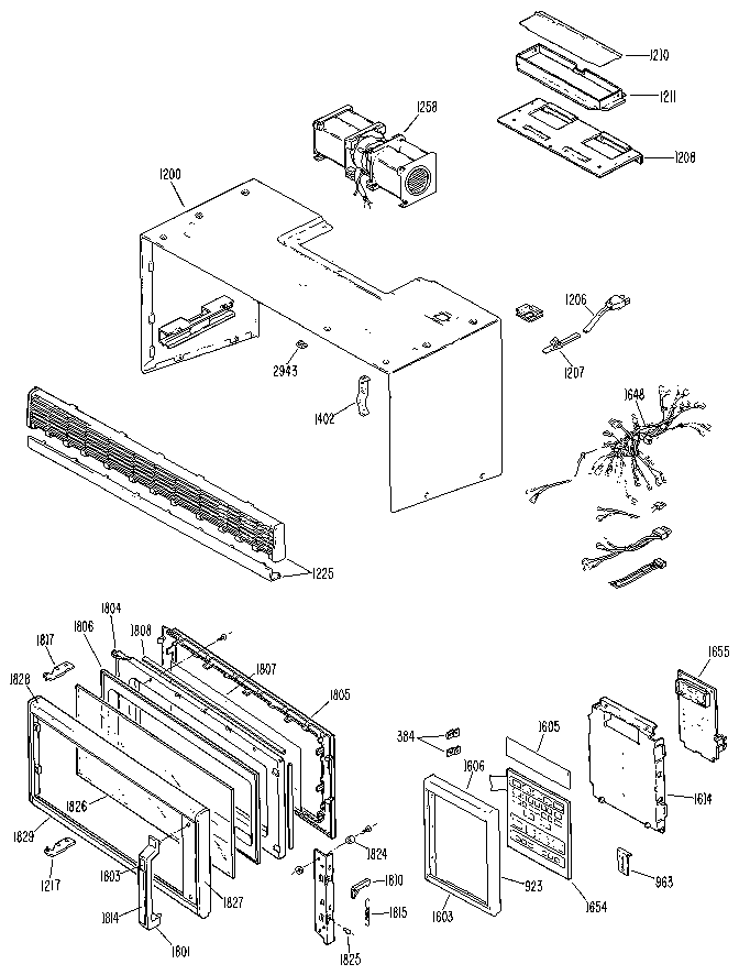 Cover/door and control panel