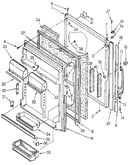 Refrigerator door