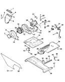 Dryer-motor, blower, belt