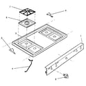 Kenmore 7917839092 main top diagram