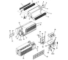 Sears 867841050 functional parts diagram