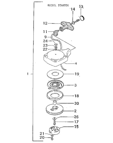 Recoil starter