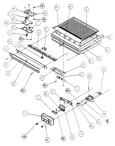 Comparment separator/divider block