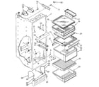 Kenmore 1069507683 refrigerator liner diagram