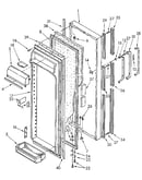 Refrigerator door