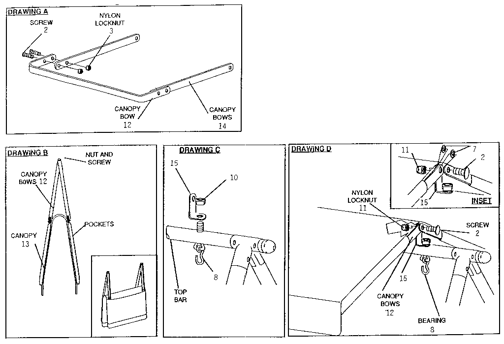 Adult lawn swing