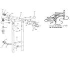 Sears 512725584 frame assembly a diagram