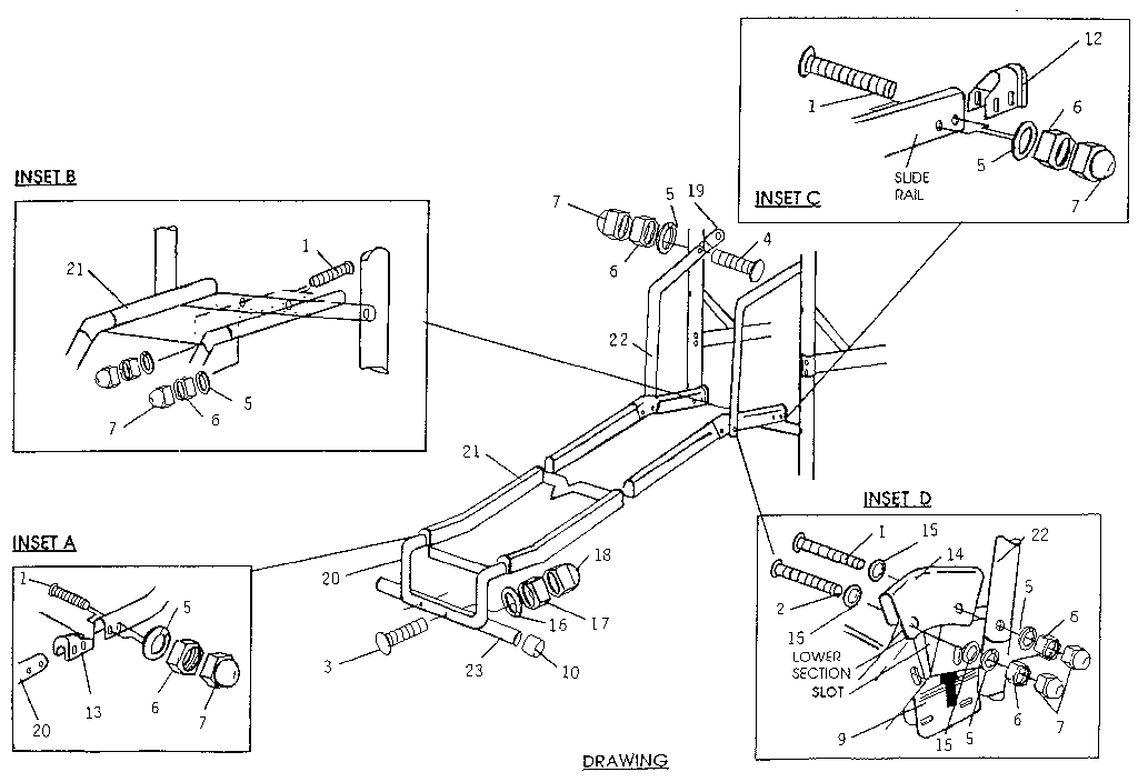 Slide assembly d