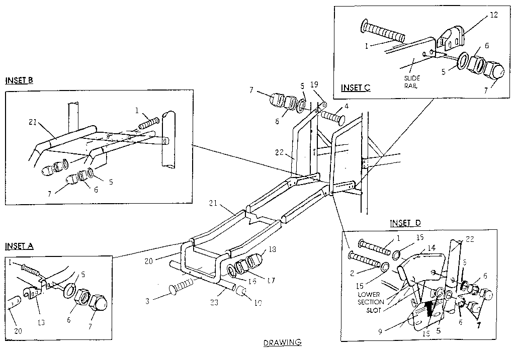 Slide assembly d
