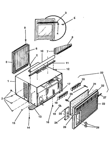 Cabinet and front panel