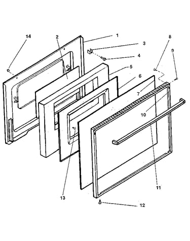 Oven door