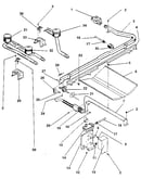 Oven & top burners section