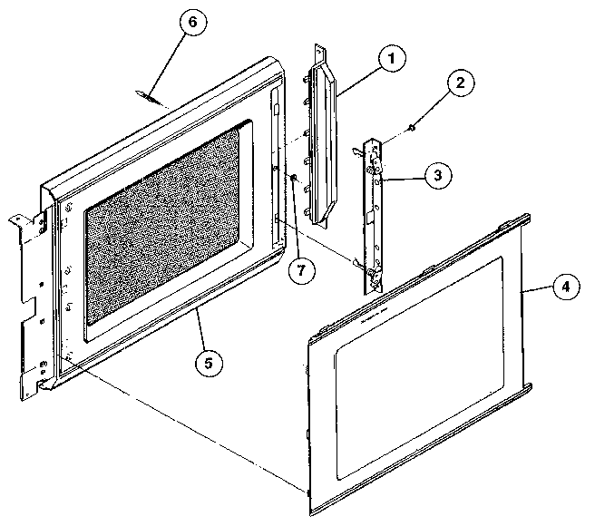 UPPER OVEN DOOR
