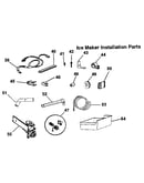 Icemaker installation parts