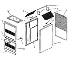 Kenmore 867744570 non-functional replacement parts diagram