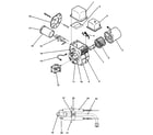 ICP NDOD084EF01 motor and pump assembly diagram