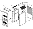 Kenmore 867744580 non-functional replacement parts diagram
