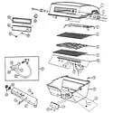 Craftsman 2581062710 grill and burner assembly diagram