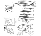 Craftsman 2581062710 grill and burner assembly diagram