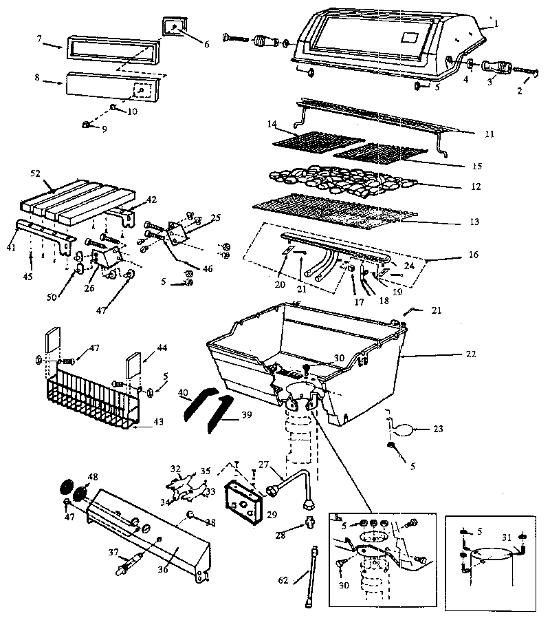 GRILL AND BURNER