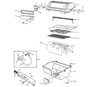 Craftsman 2581040110 grill and burner section diagram