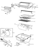 Grill and burner section