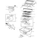 Craftsman 2581048510 grill and burner section diagram