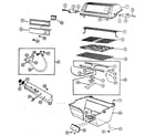 Craftsman 2581062310 grill and burner section diagram