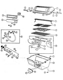 Grill and burner section