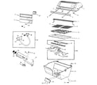 Craftsman 2581060310 grill and burner section diagram